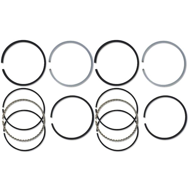 Aftermarket JDS2158 Piston Ring Set 2Cylinder Fits John Deere JDS2158-STR - main